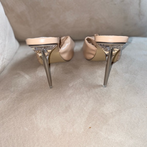 Women's nude stiletto sandals size 9 brand new - Picture 3 of 5